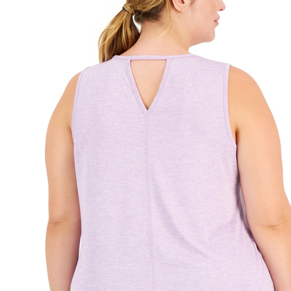 Suéter de mujer Ideology ropa deportiva top sin mangas liso cuello redondo A7591 - Imagen 10 de 27
