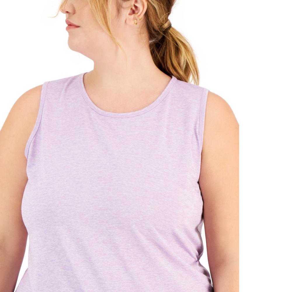 Suéter de mujer Ideology ropa deportiva top sin mangas liso cuello redondo A7591 - Imagen 13 de 27