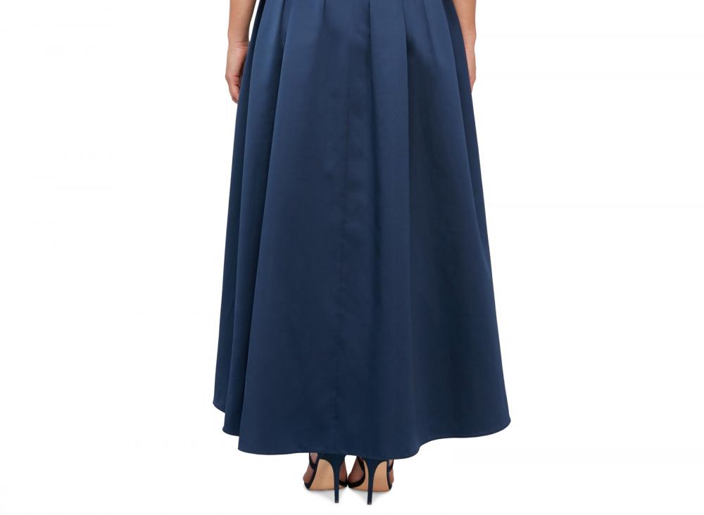 Alex Evenings Women's Long Ball Gown Dress Belted Solid 3/4 Sleeve Lace A2398 - Picture 16 of 23