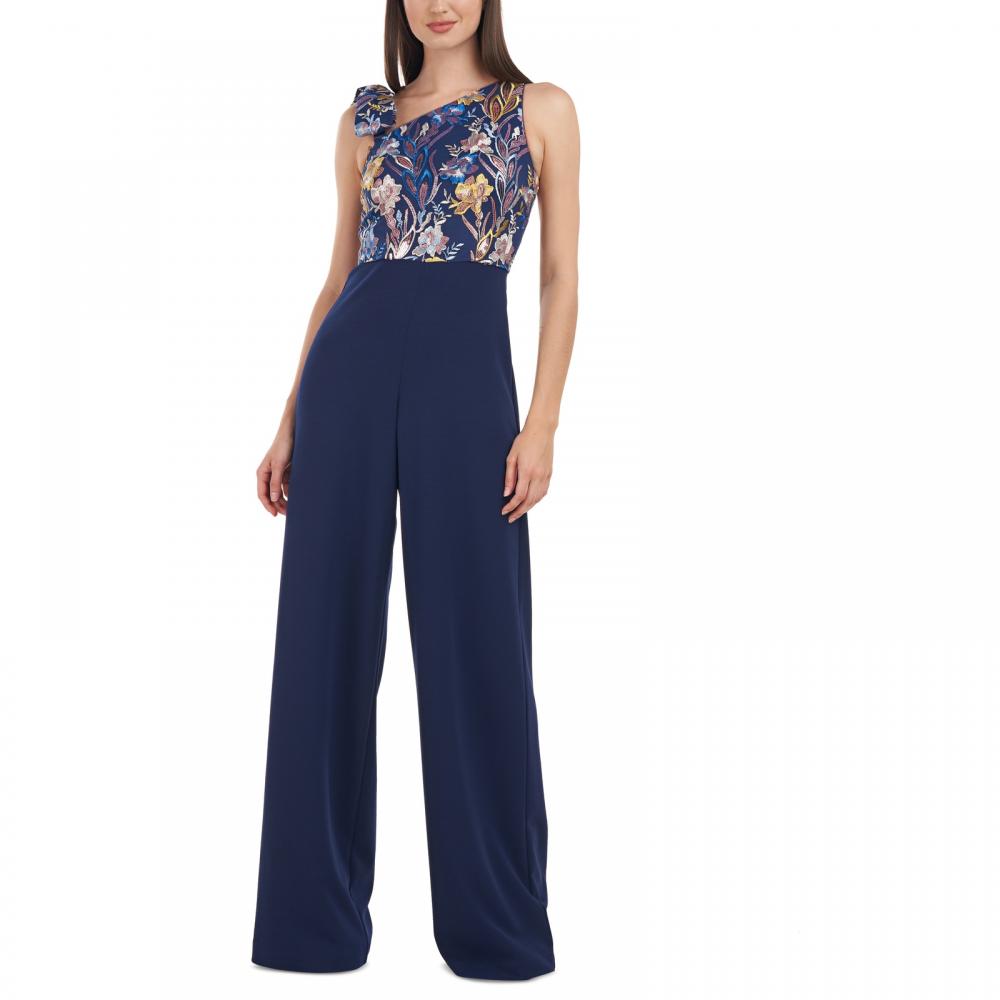 JS Collections Women Jumpsuit Jumpsuit Sleeveless Flecked A6454 - Picture 11 of 20
