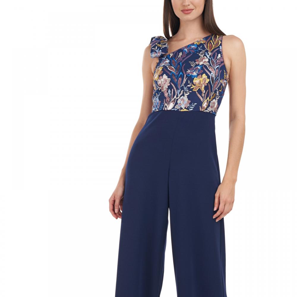 JS Collections Women Jumpsuit Jumpsuit Sleeveless Flecked A6454 - Picture 12 of 20