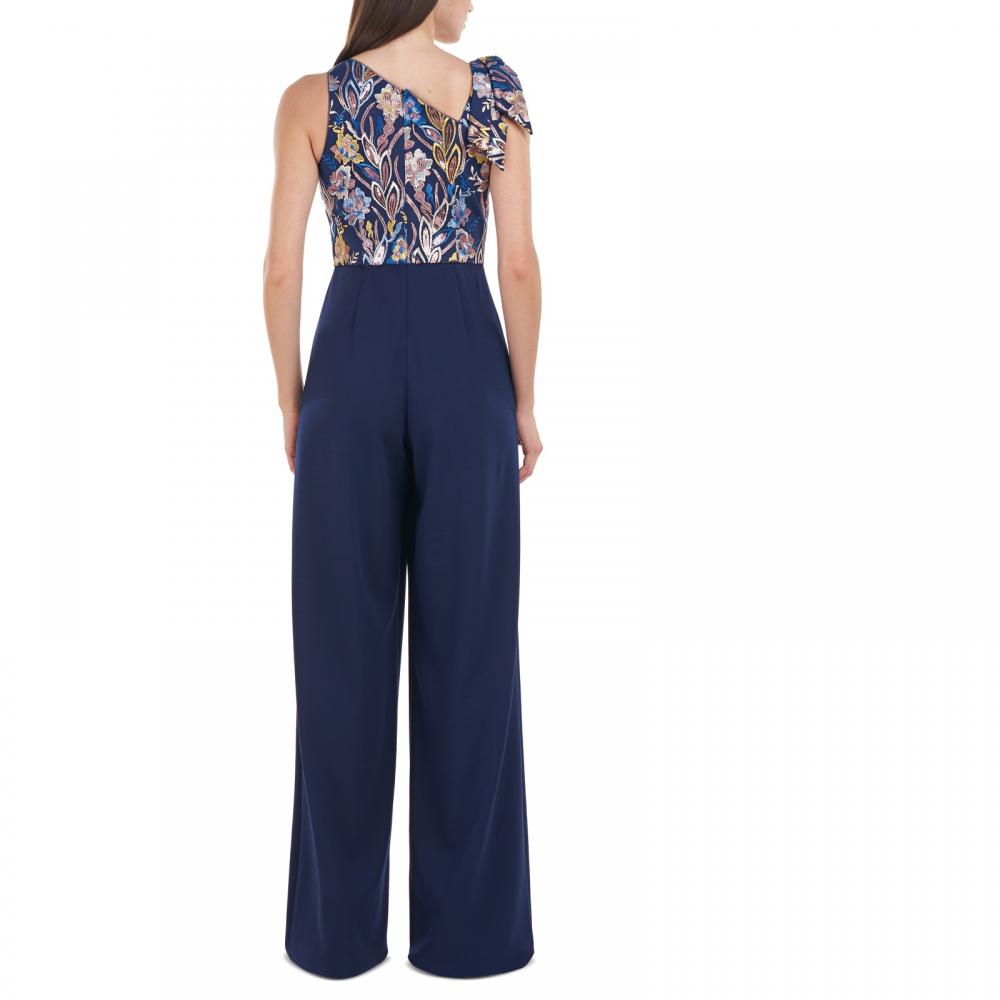 JS Collections Women Jumpsuit Jumpsuit Sleeveless Flecked A6454 - Picture 15 of 20