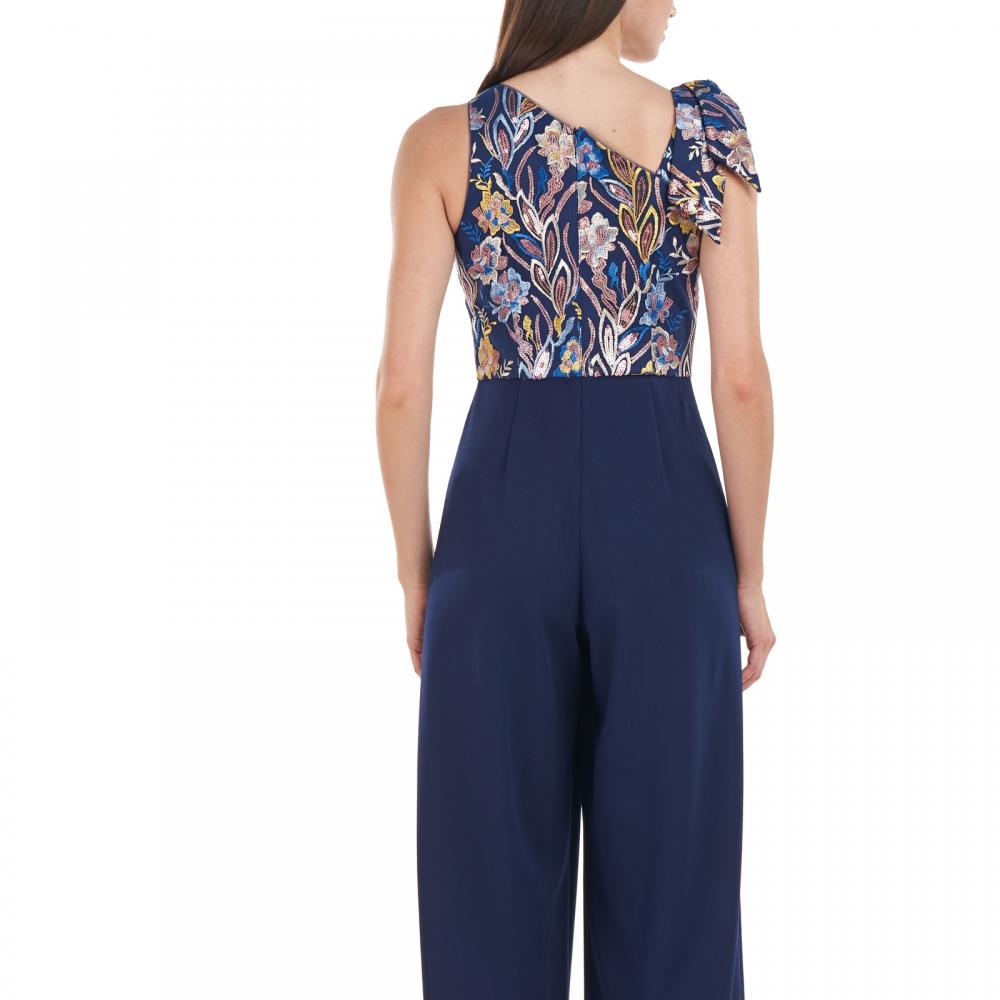 JS Collections Women Jumpsuit Jumpsuit Sleeveless Flecked A6454 - Picture 16 of 20