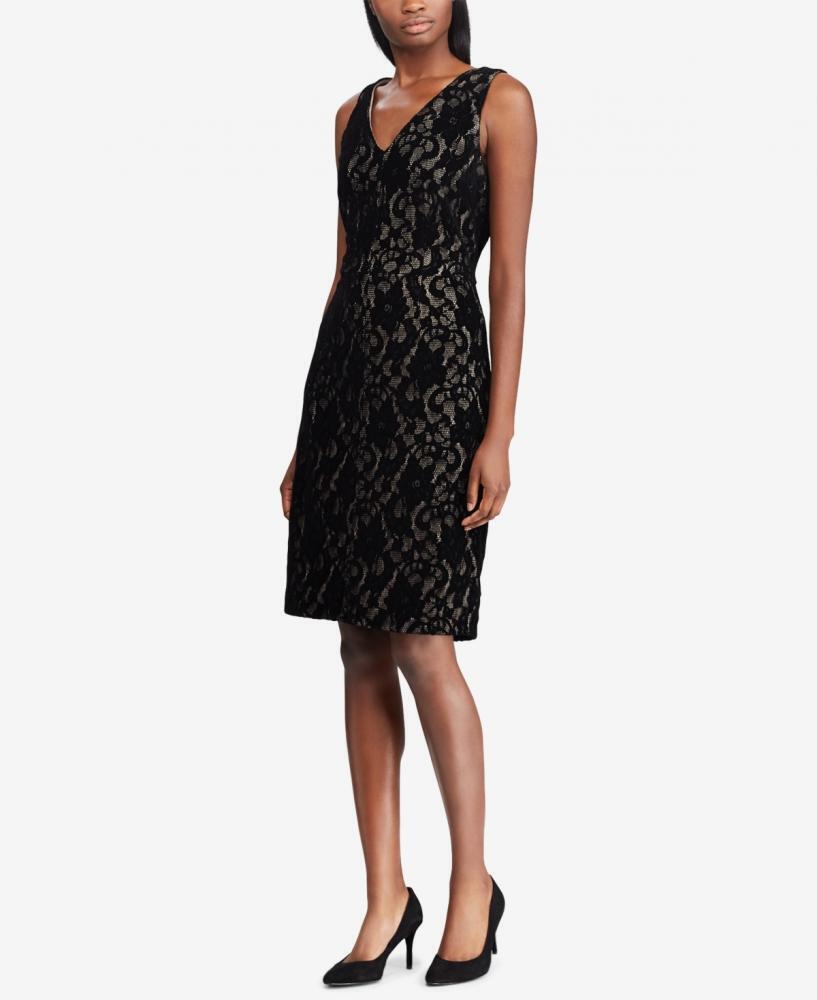 ワンピース Ralph Lauren SS25 SATIN LONG DRESS (211945782 003) NWT Lauren Ralph Lauren Mixed Motif Belted Jacquard Halter