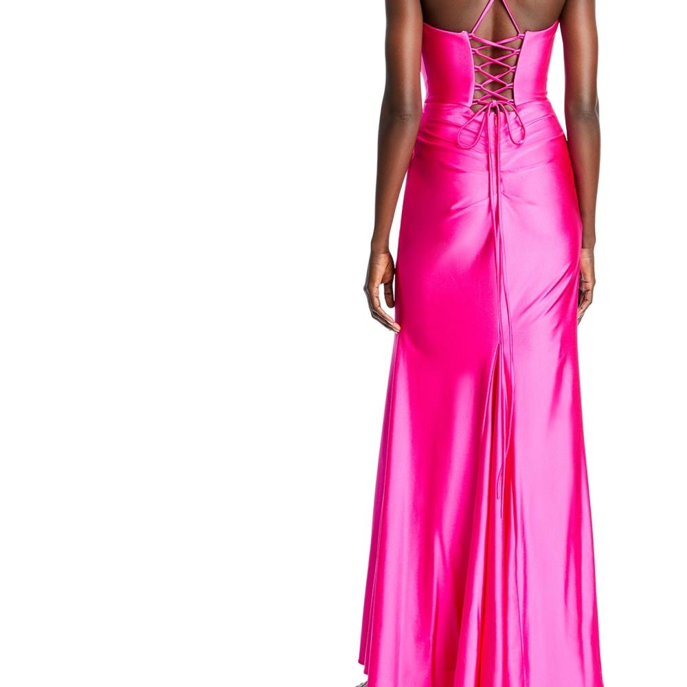 Aqua Women Maxi Long Dress Sleeveless Strap Solid Scoop Neck Sleeveless A6225 - Picture 15 of 16