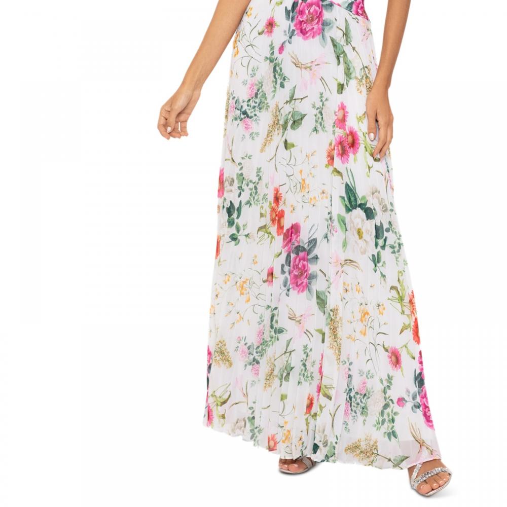 New $269 Betsy & Adam Women's Long Sleeveless One Shoulder Maxi Dress A6171 - Picture 13 of 18