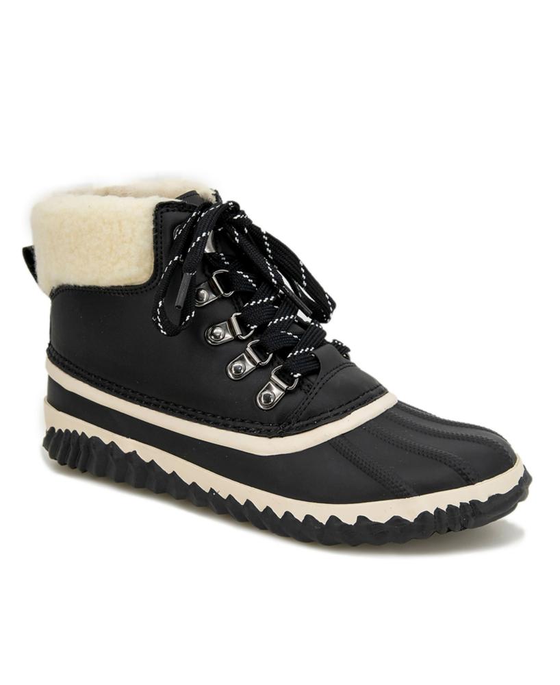 JBU Women's Alison Ankle Boots Synthetic Round Toe Flat Heel Waterproof S575 - Picture 5 of 8