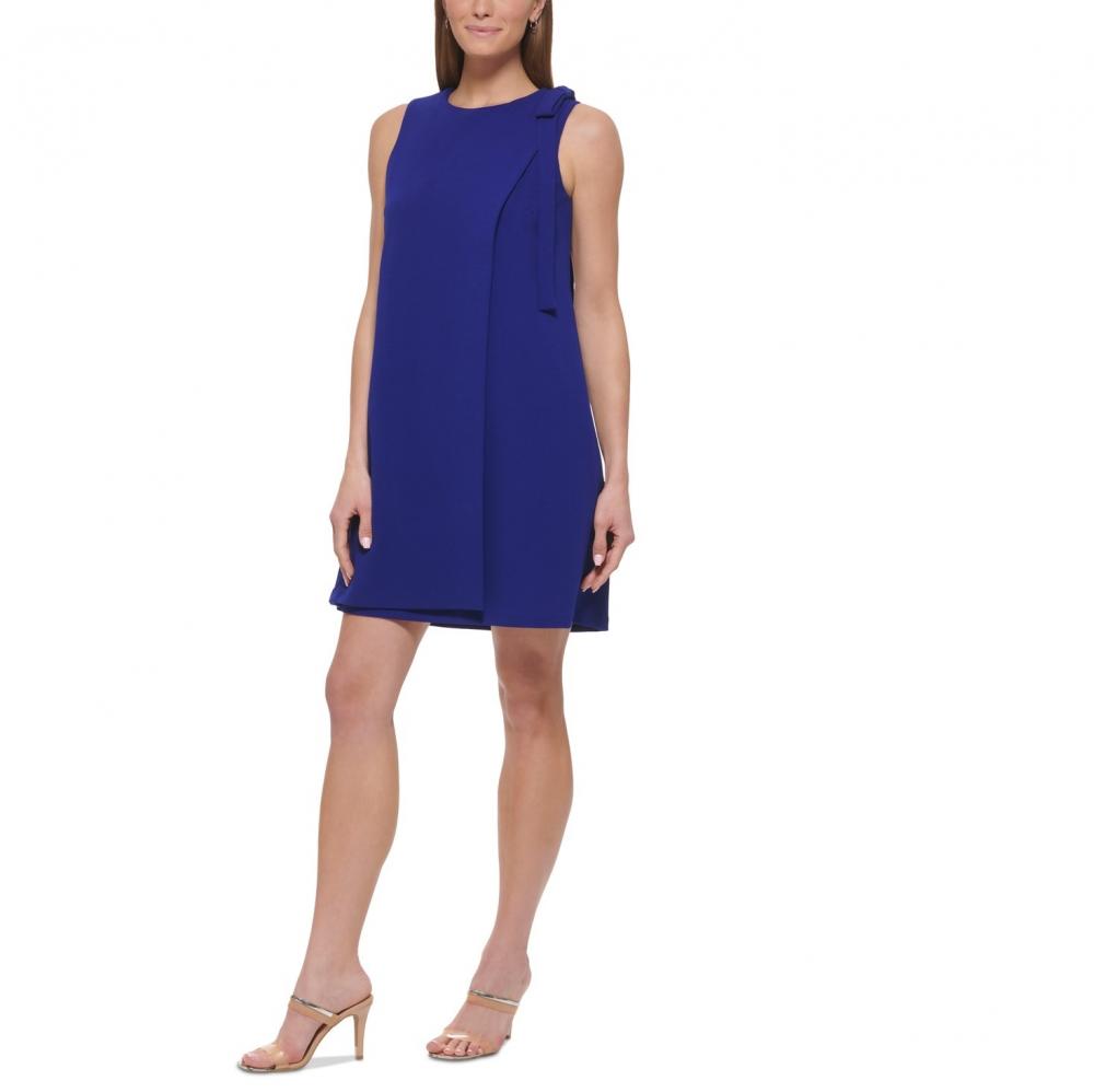 New $134 DKNY Women's Short Sleeveless Round Neck Shift Dress A3699 - Picture 11 of 20