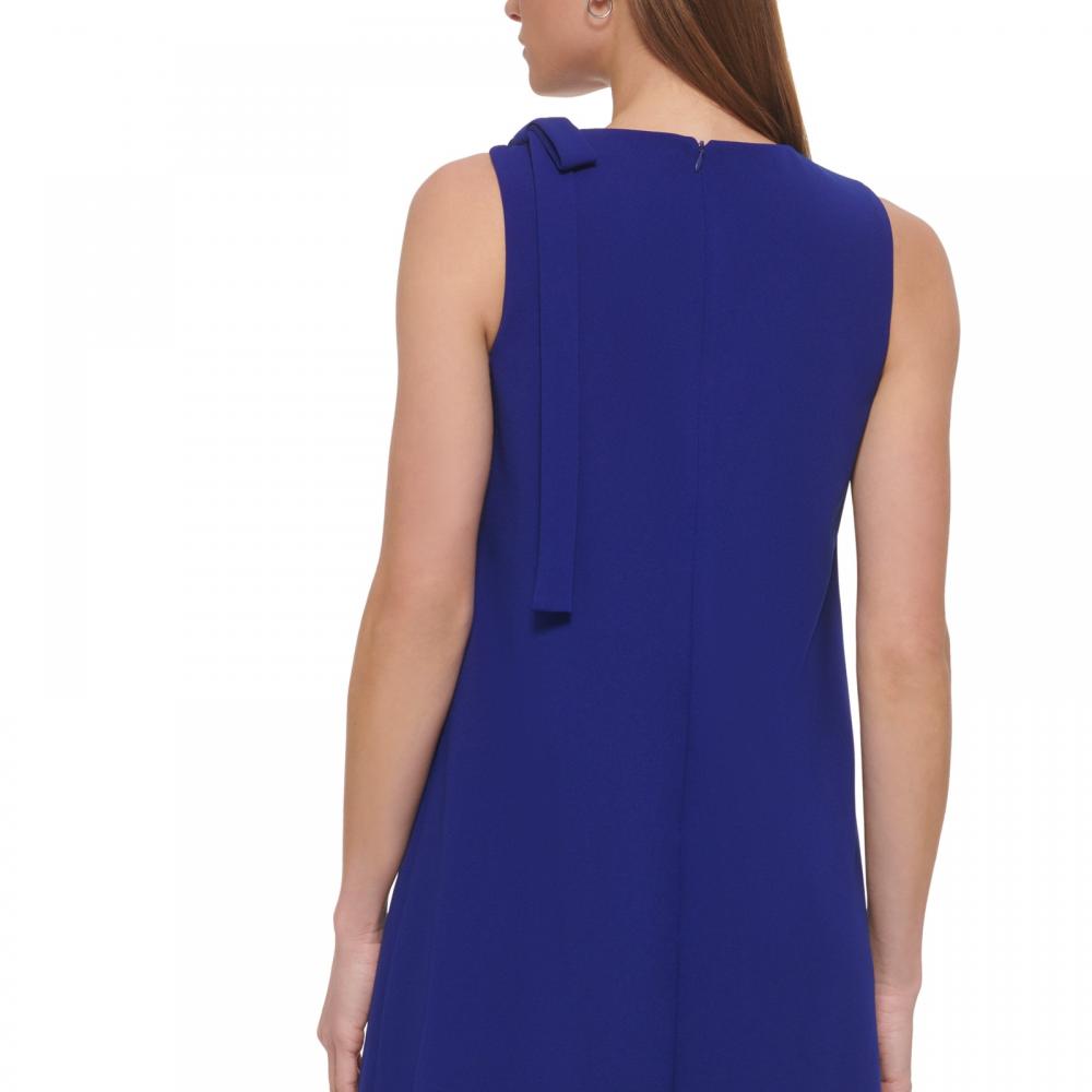 New $134 DKNY Women's Short Sleeveless Round Neck Shift Dress A3699 - Picture 17 of 20