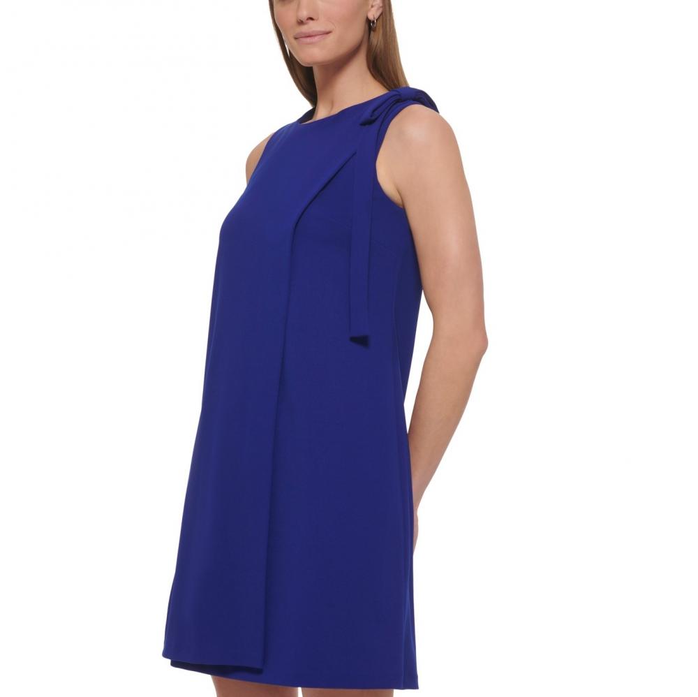 New $134 DKNY Women's Short Sleeveless Round Neck Shift Dress A3699 - Picture 19 of 20