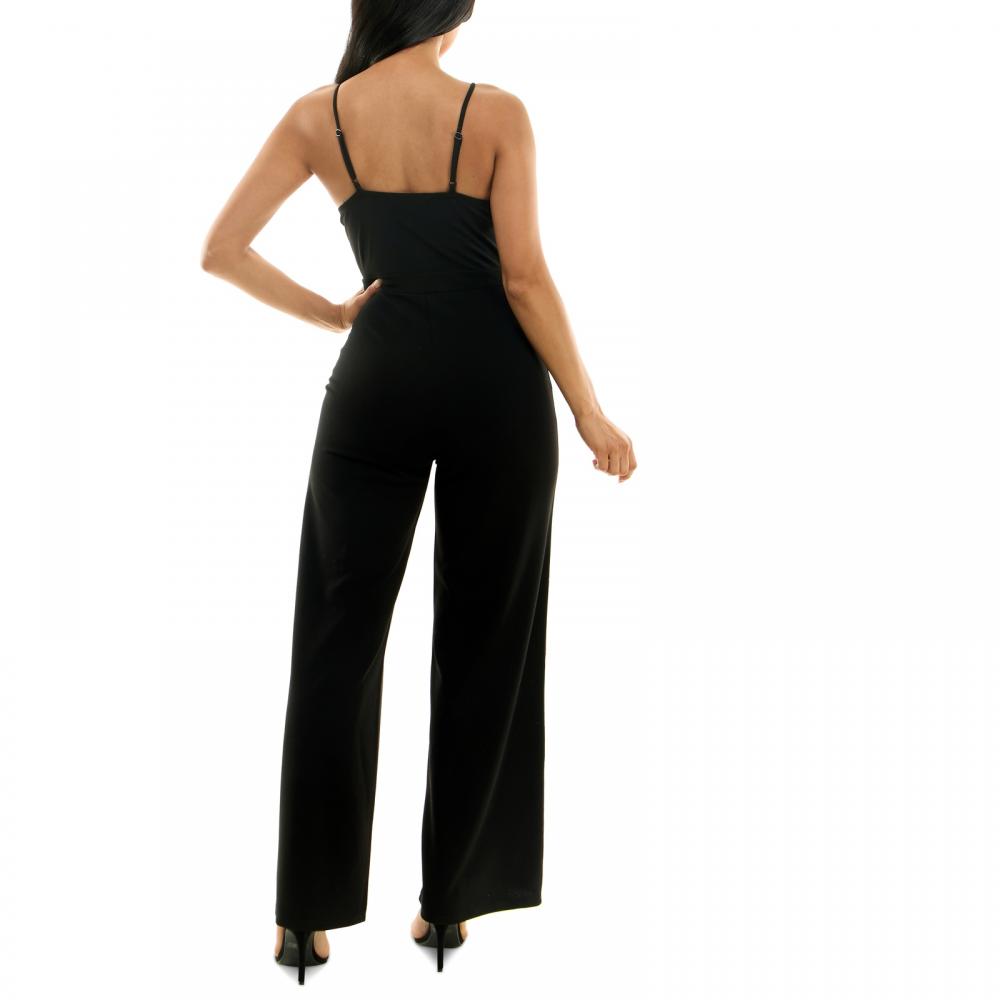 Almost Famous Women Jumpsuit Jumpsuit Sleeveless Solid A6373 - Picture 15 of 20