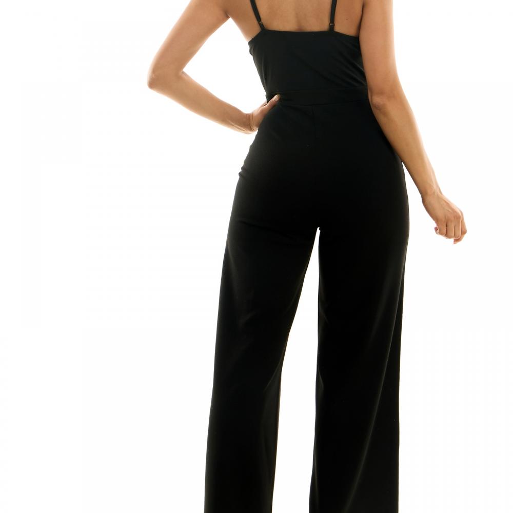 Almost Famous Women Jumpsuit Jumpsuit Sleeveless Solid A6373 - Picture 17 of 20
