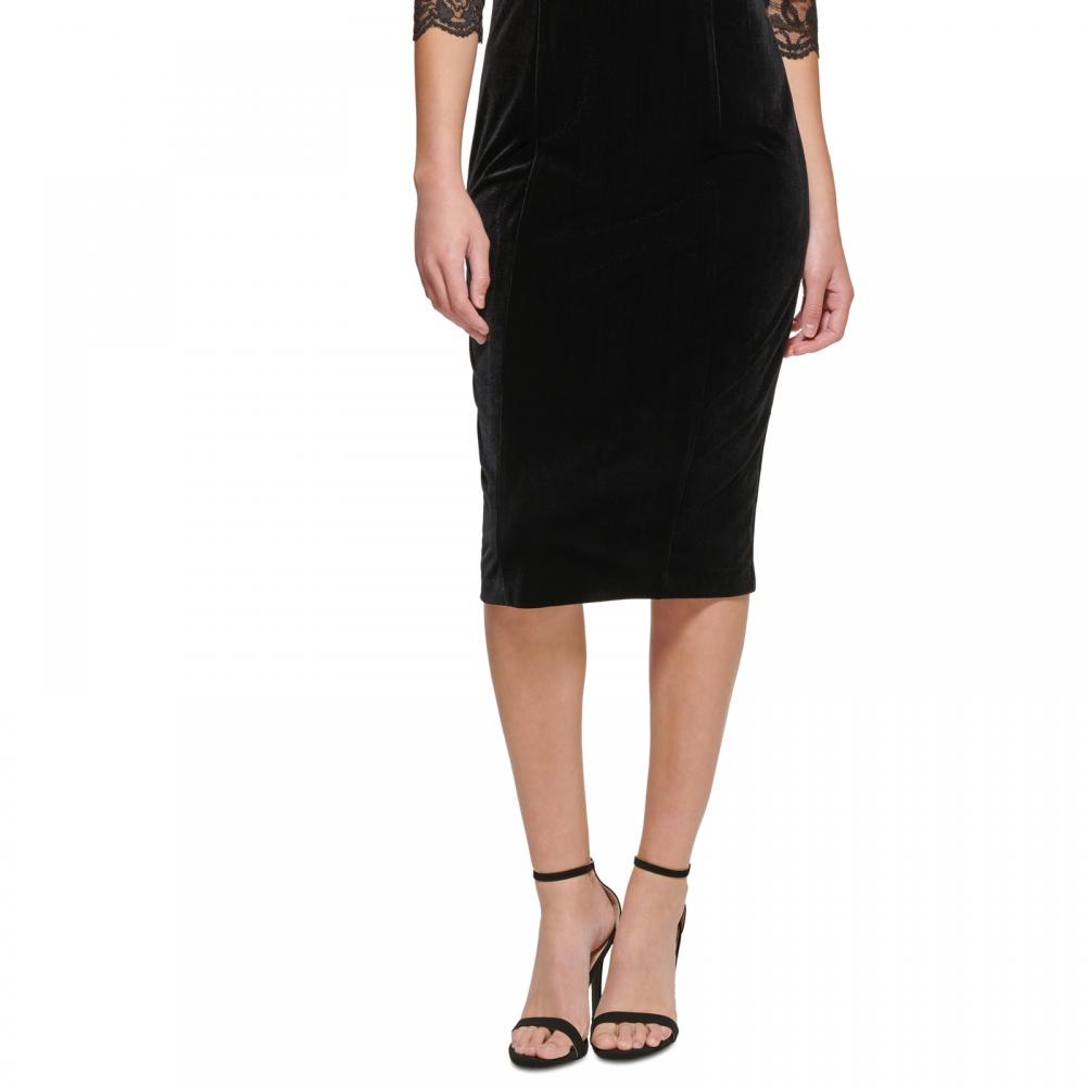 New $148 Eliza J Women's Knee Length Half Sleeve Boat Neck Bodycon Dress A2607 - Picture 14 of 20
