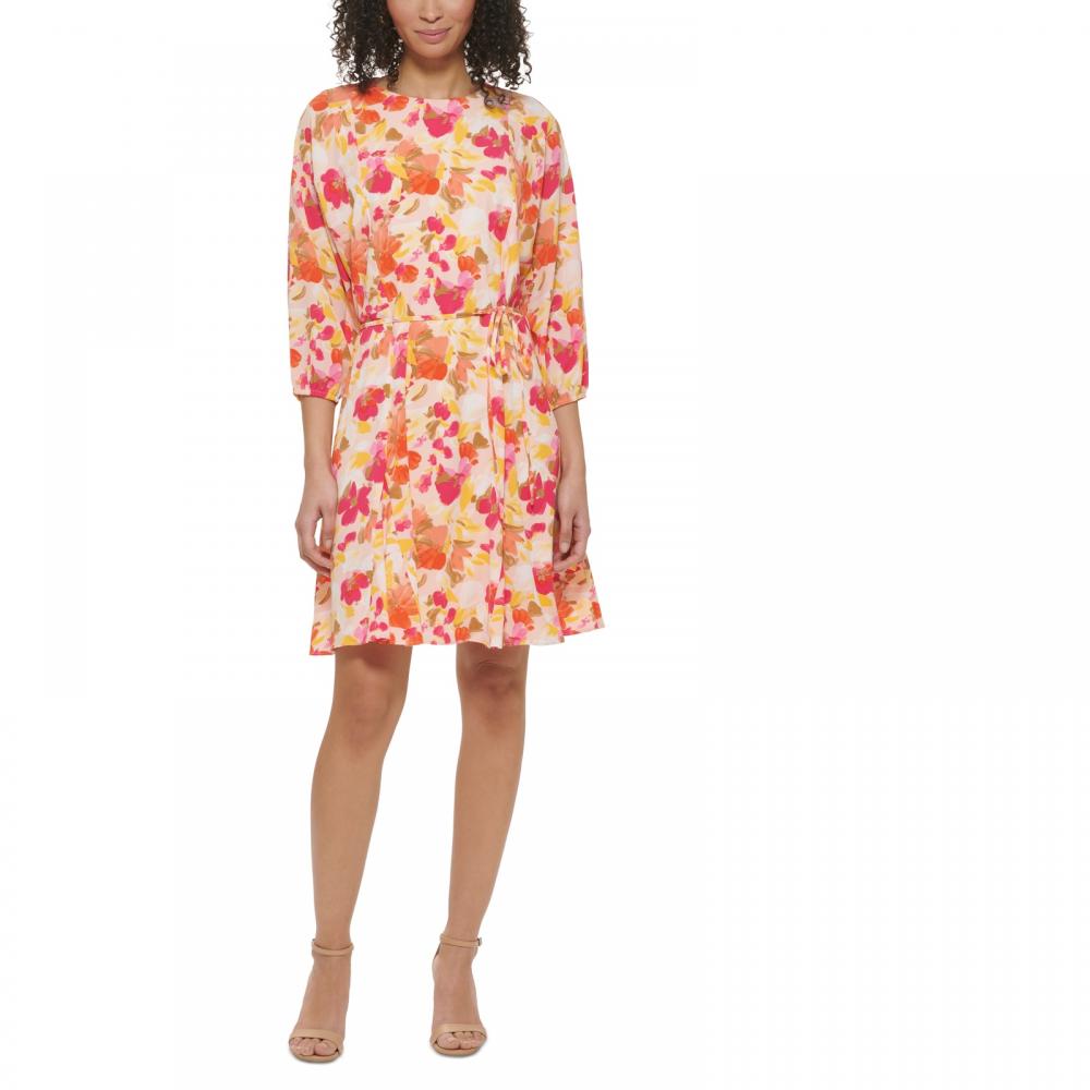 New $129 Jessica Howard Women's Knee Length Half Sleeve Sheath Dress A3780 - Picture 11 of 20