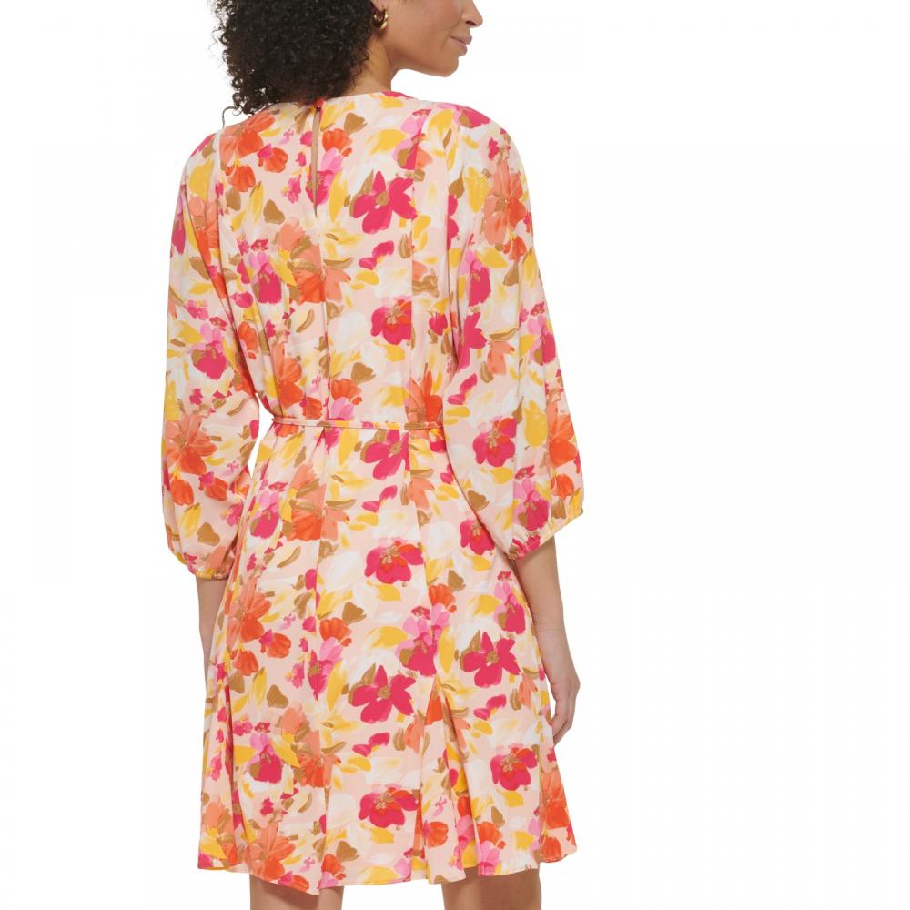 New $129 Jessica Howard Women's Knee Length Half Sleeve Sheath Dress A3780 - Picture 15 of 20