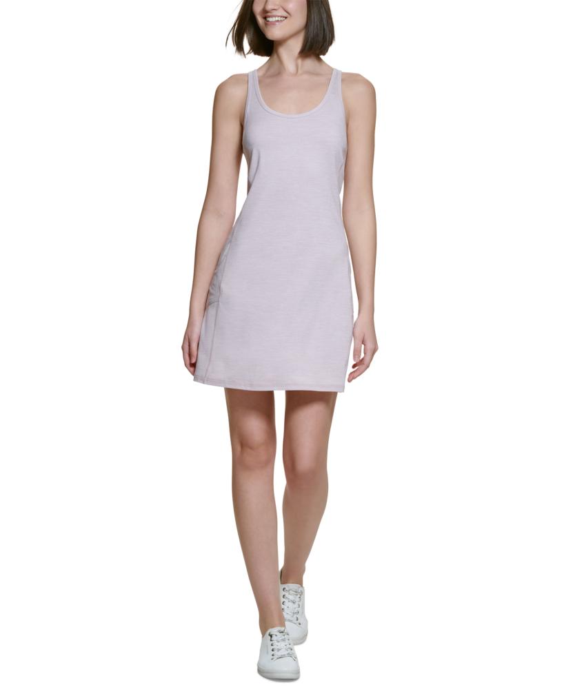 Calvin Klein Performance Women Tank Dress Short Dress Sleeveless  Solid  A7059 - Picture 35 of 37