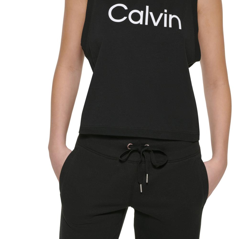 Calvin Klein Performance Women Pullover  Activewear Top Sleeveless  Solid  A7391