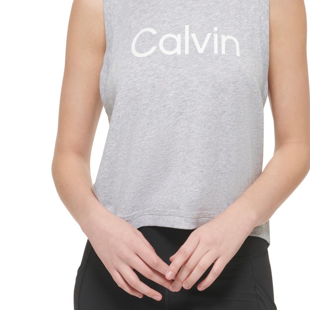 Calvin Klein Performance Women Pullover  Activewear Top Sleeveless  Solid  A7391