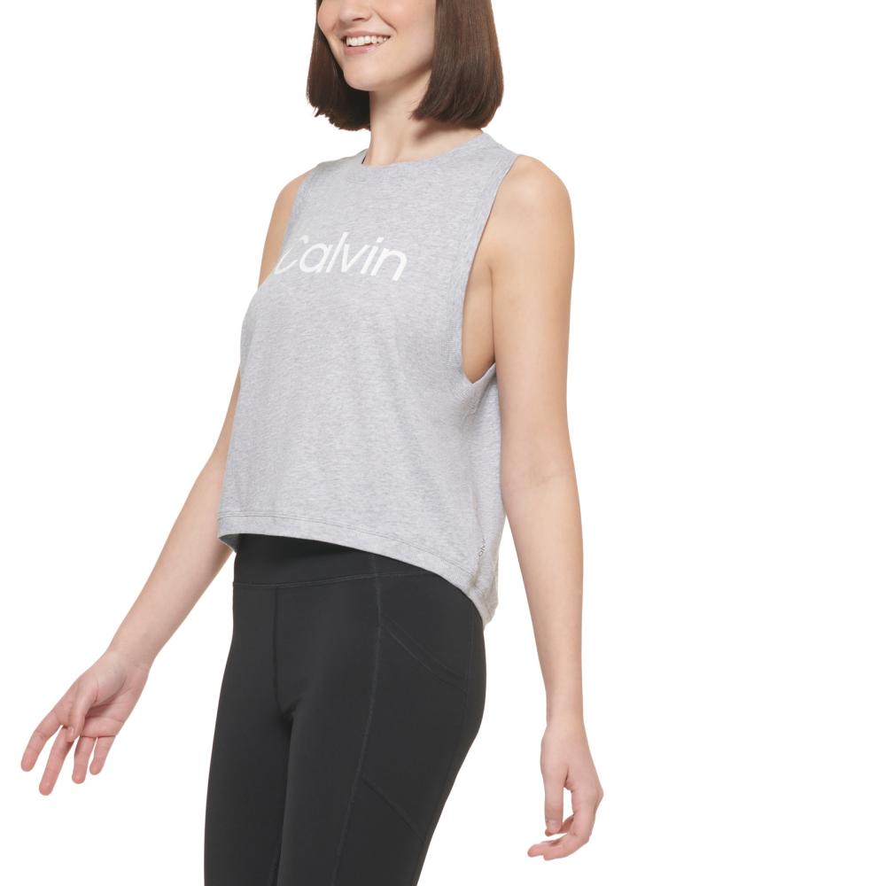 Calvin Klein Performance Women Pullover  Activewear Top Sleeveless  Solid  A7391