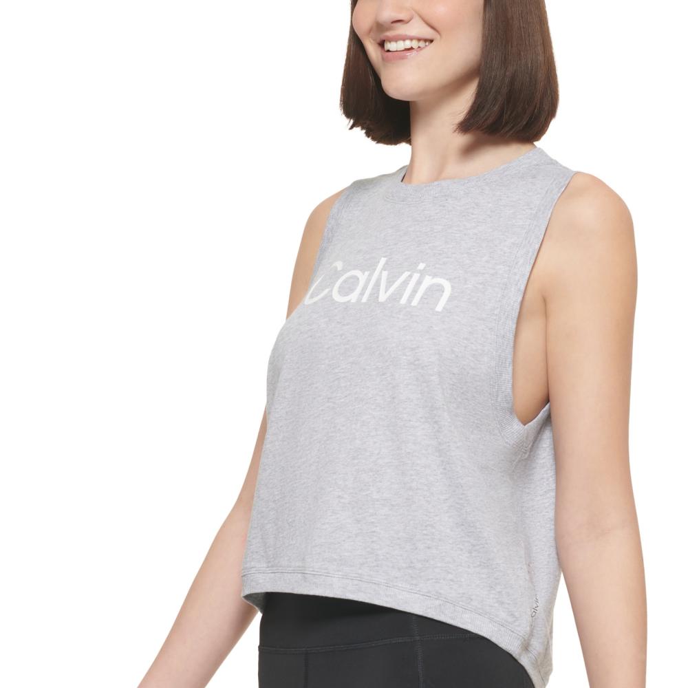 Calvin Klein Performance Women Pullover  Activewear Top Sleeveless  Solid  A7391