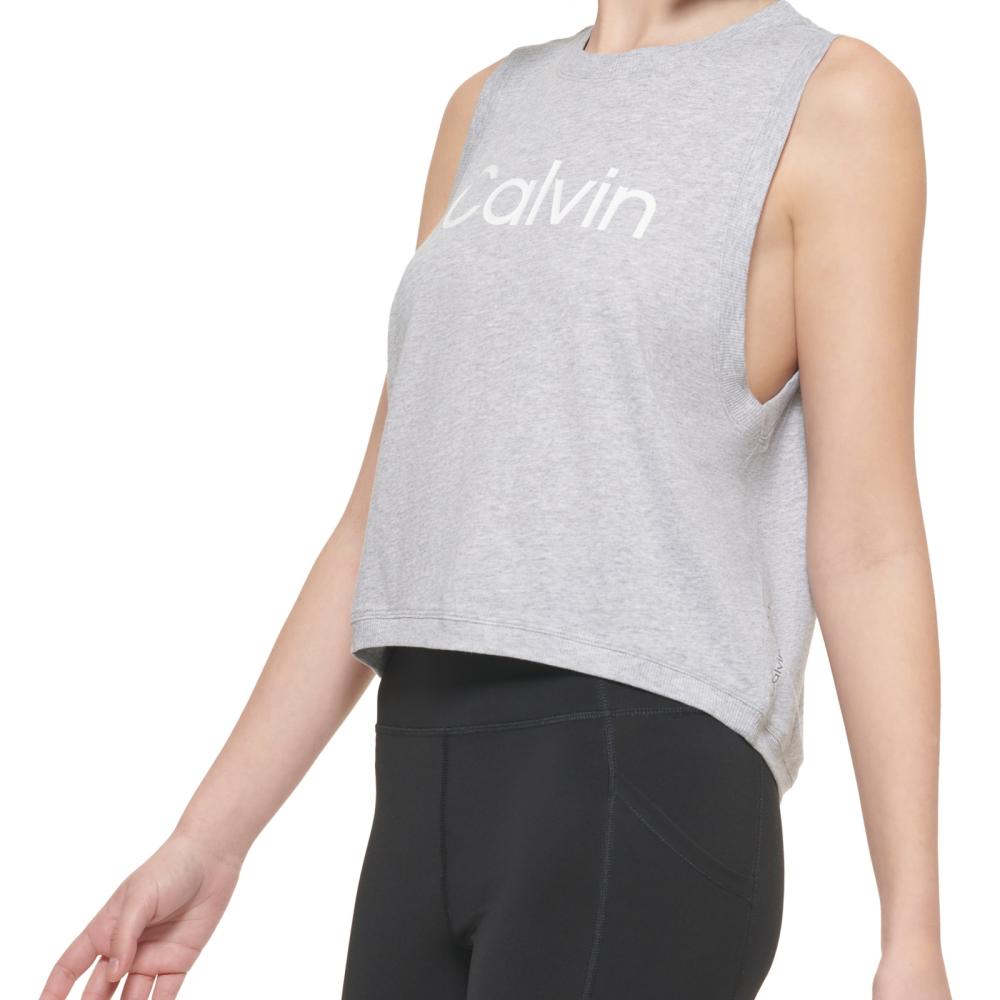 Calvin Klein Performance Women Pullover  Activewear Top Sleeveless  Solid  A7391