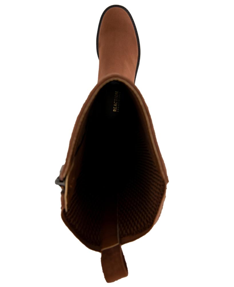 Botas hasta la rodilla Kenneth Cole caramelo para mujer punta redonda tacón plano elástico S218 - Imagen 11 de 12