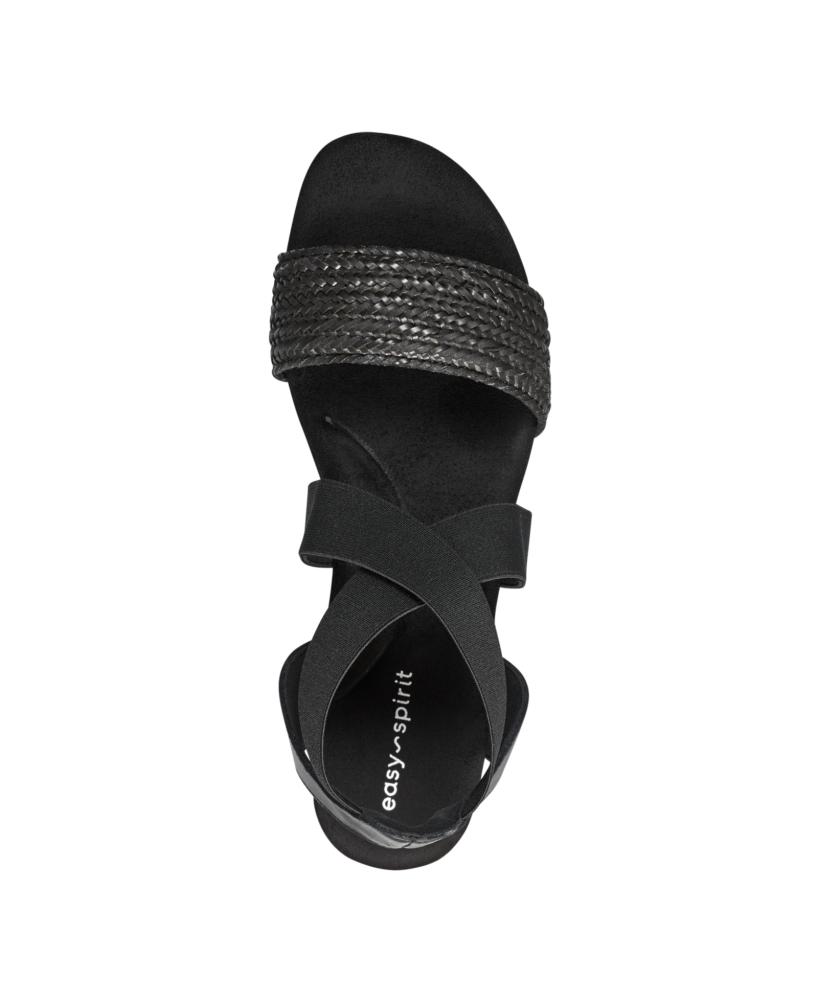 Easy Spirit Women's Lorena Sandals Textile Wedge Heel Cushioned S469 - Picture 7 of 8