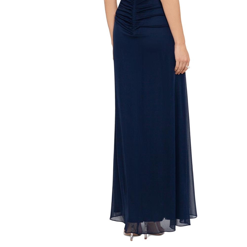 New $149 X by Xscape Women's Long Short Sleeve Off the Shoulder Dress A3185 - Picture 16 of 16