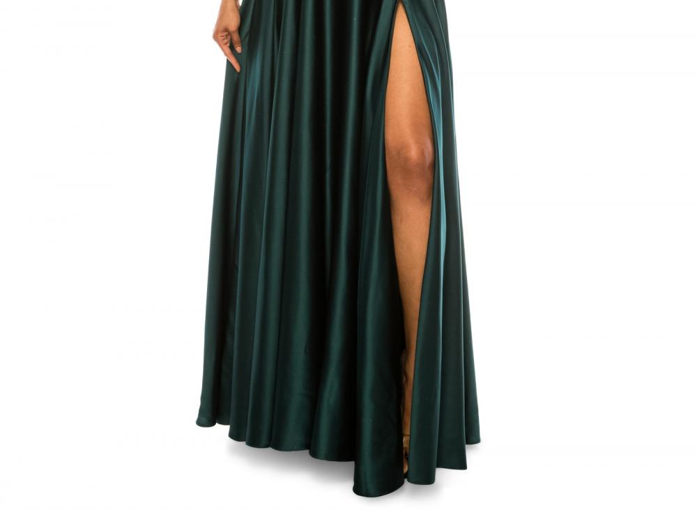 Bee Darlin Women's Long Ball Gown Dress Side Slit Solid Sleeveless A2504 - Picture 14 of 20