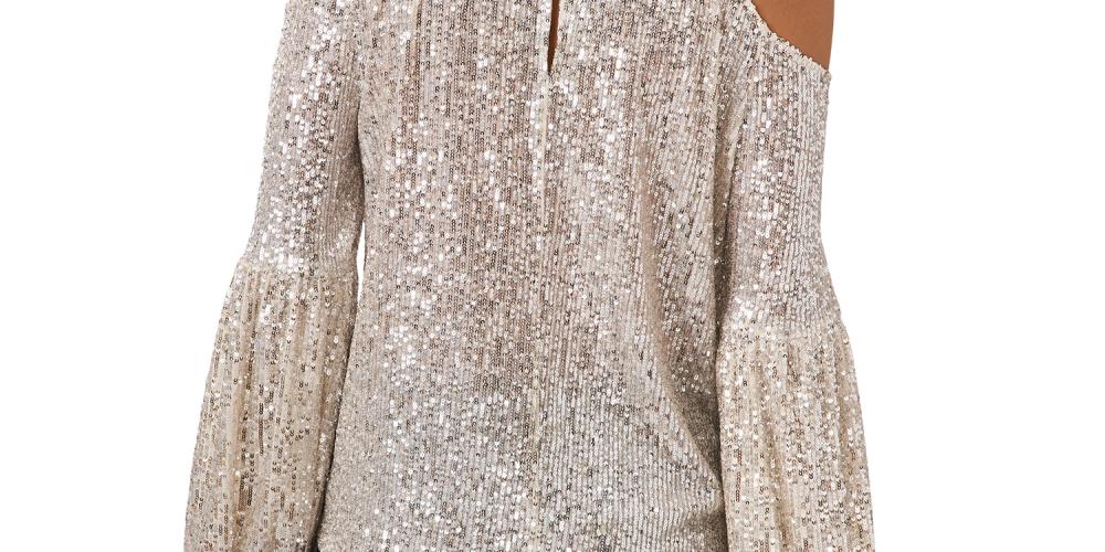Nueva blusa básica para mujer CeCe manga larga cuello redondo $89 A6966 - Imagen 15 de 16