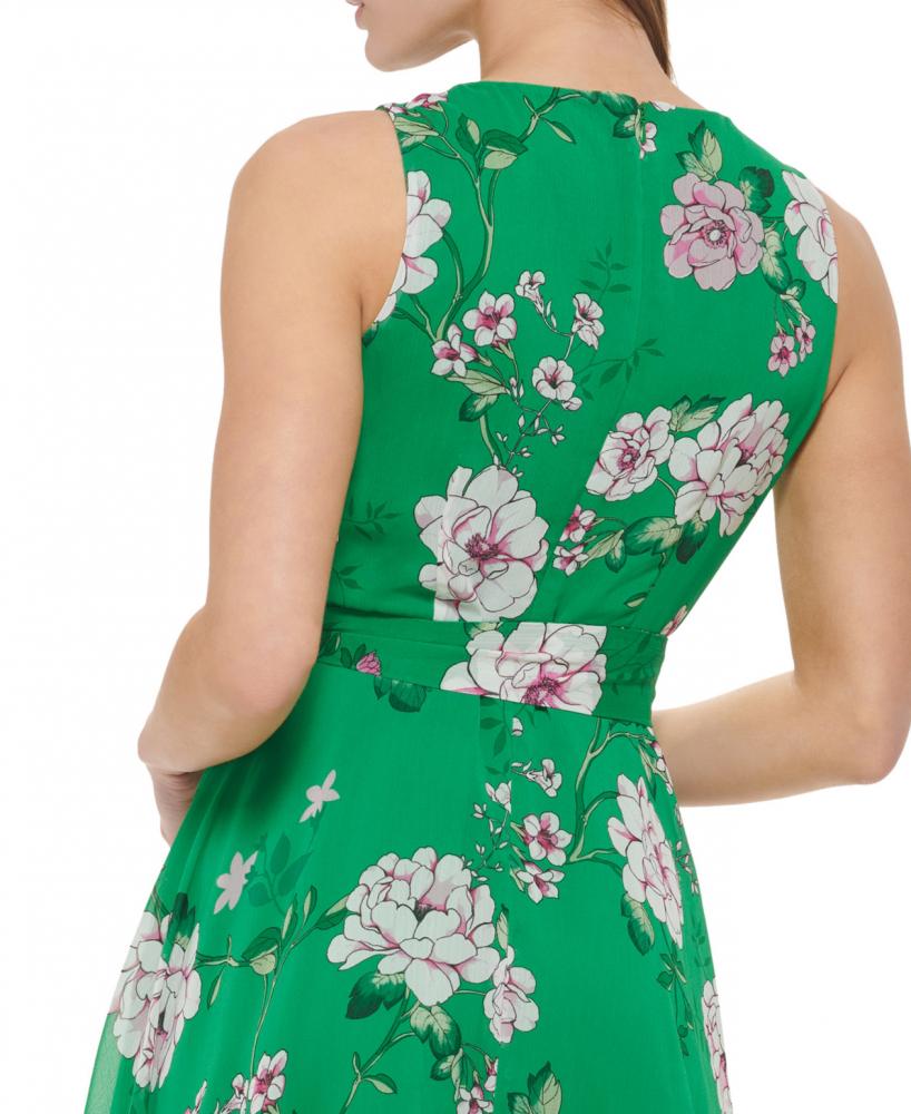 New $89 Jessica Howard Women's Midi Sleeveless V-Neck Sundress Dress A4188 - Picture 14 of 16
