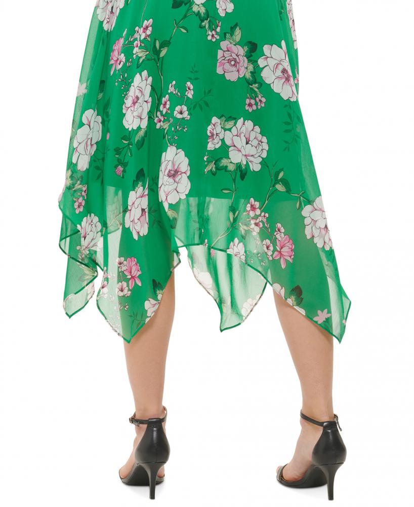 New $89 Jessica Howard Women's Midi Sleeveless V-Neck Sundress Dress A4188 - Picture 15 of 16