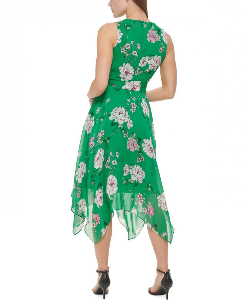 New $89 Jessica Howard Women's Midi Sleeveless V-Neck Sundress Dress A4188 - Picture 10 of 16