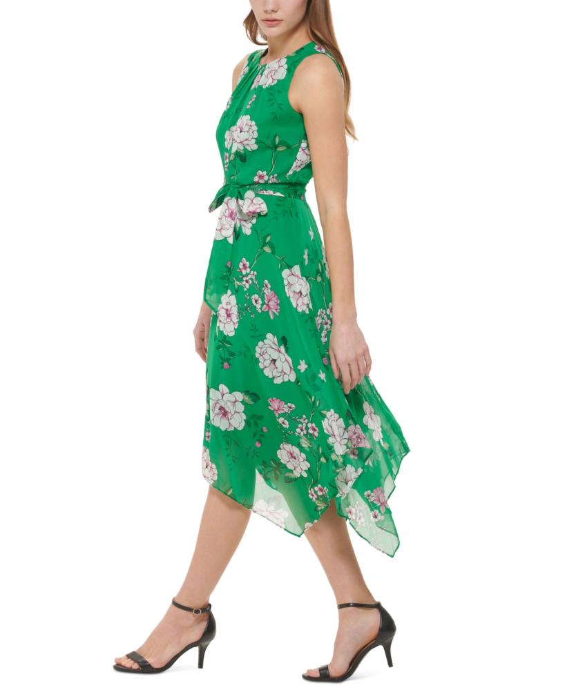 New $89 Jessica Howard Women's Midi Sleeveless V-Neck Sundress Dress A4188 - Picture 11 of 16