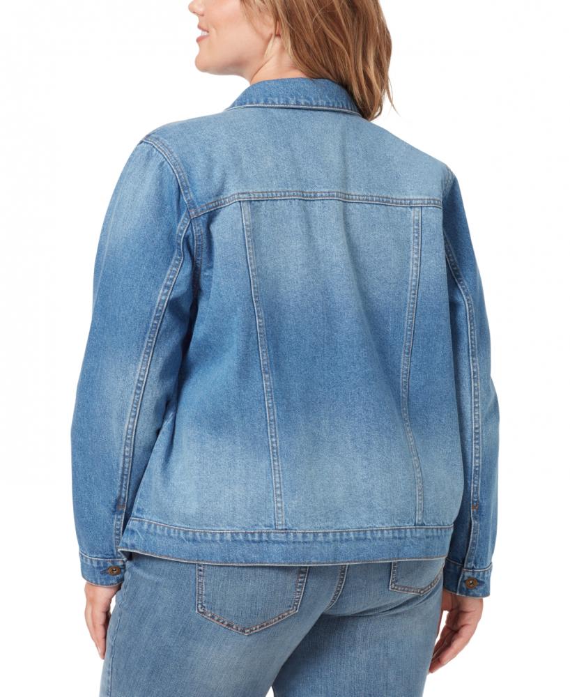Neu $ 79 Jessica Simpsion Damen Basic Jacke Jacke A6014 - Bild 5 von 6