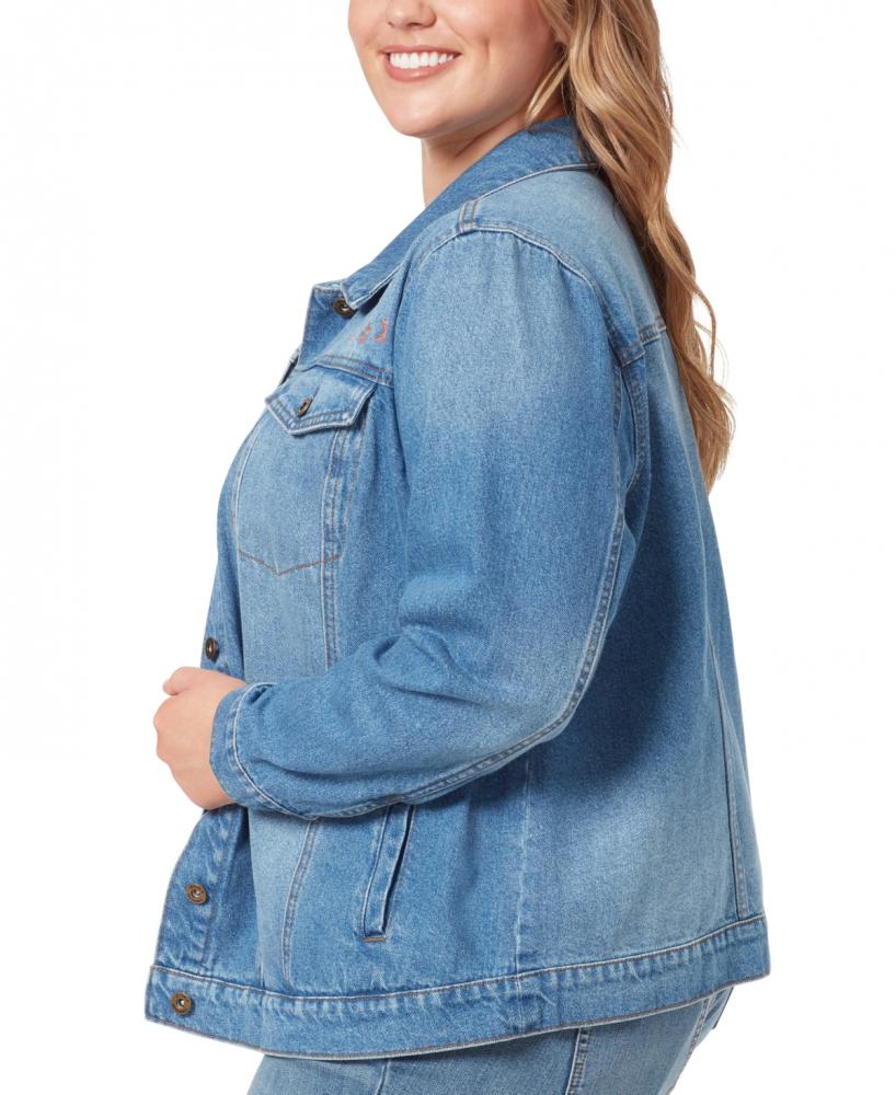 Neu $ 79 Jessica Simpsion Damen Basic Jacke Jacke A6014 - Bild 6 von 6