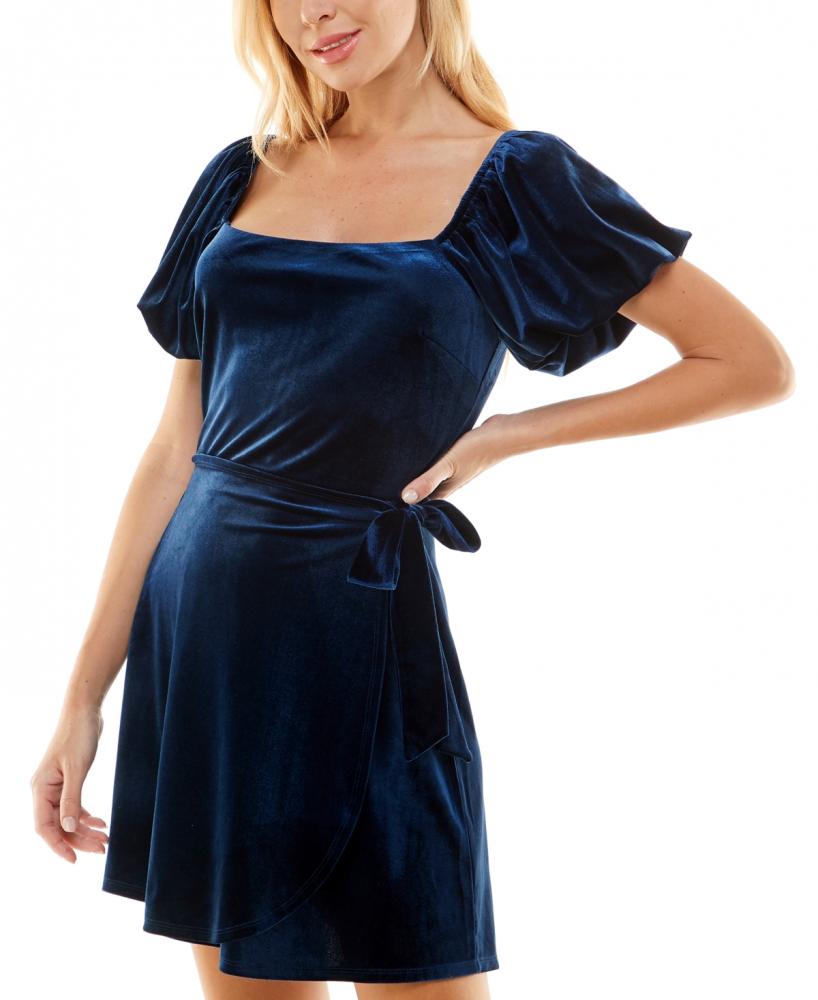 New $44.99 Trixxi Clothing Women's Short Short Sleeve Fit & Flare Dress A4052 - Picture 11 of 20