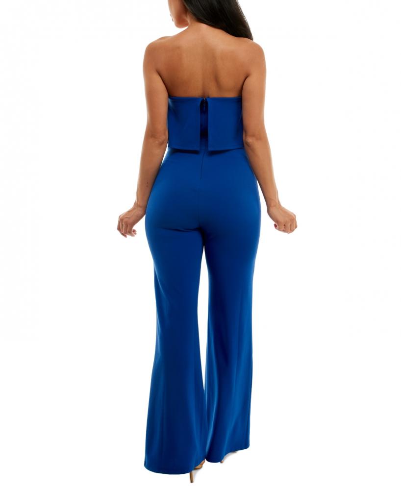 New 99.99 bebe Women's Sleeveless Off the Shoulder Jumpsuit Jumpsuit A3138 - Picture 10 of 24