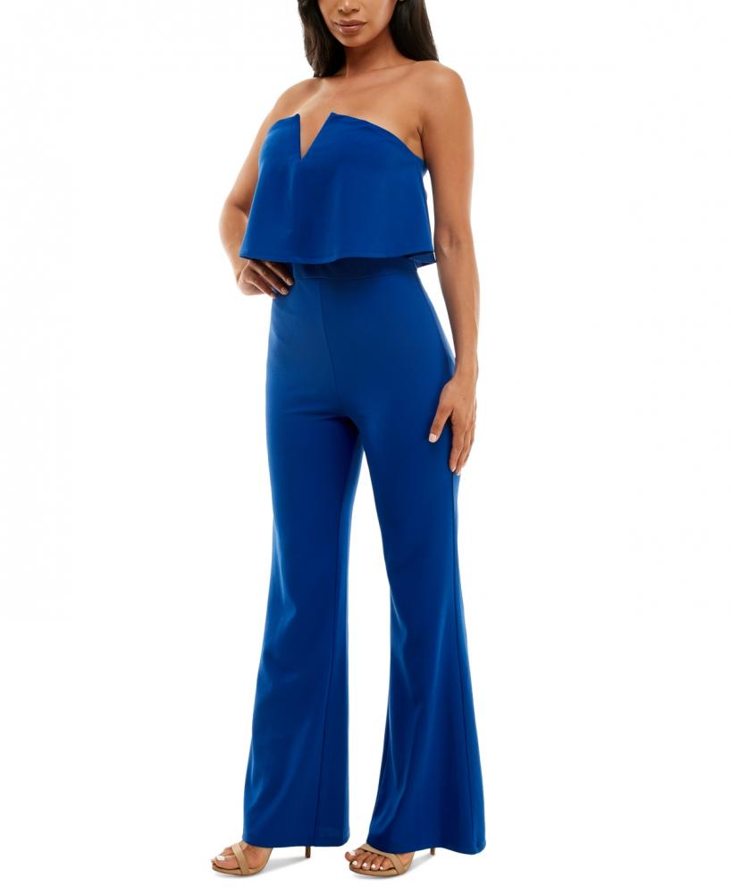New 99.99 bebe Women's Sleeveless Off the Shoulder Jumpsuit Jumpsuit A3138 - Picture 11 of 24