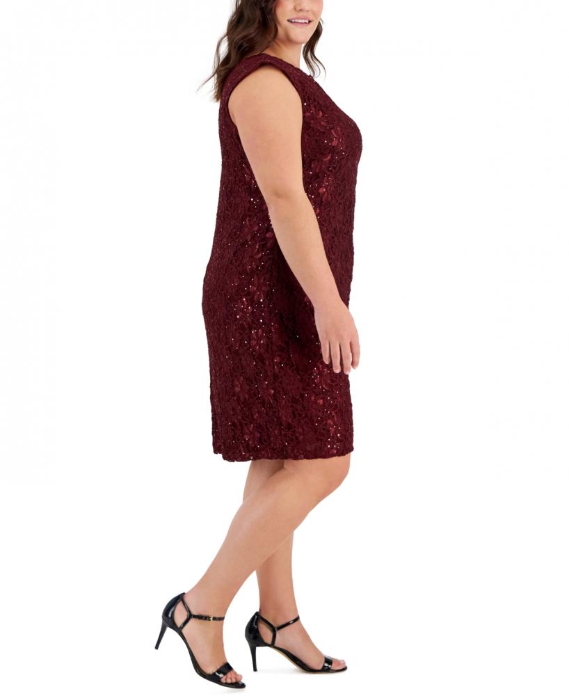 New $99 Connected Apparel Women's Knee Length Sleeveless Sheath Dress A6193 - Picture 7 of 8