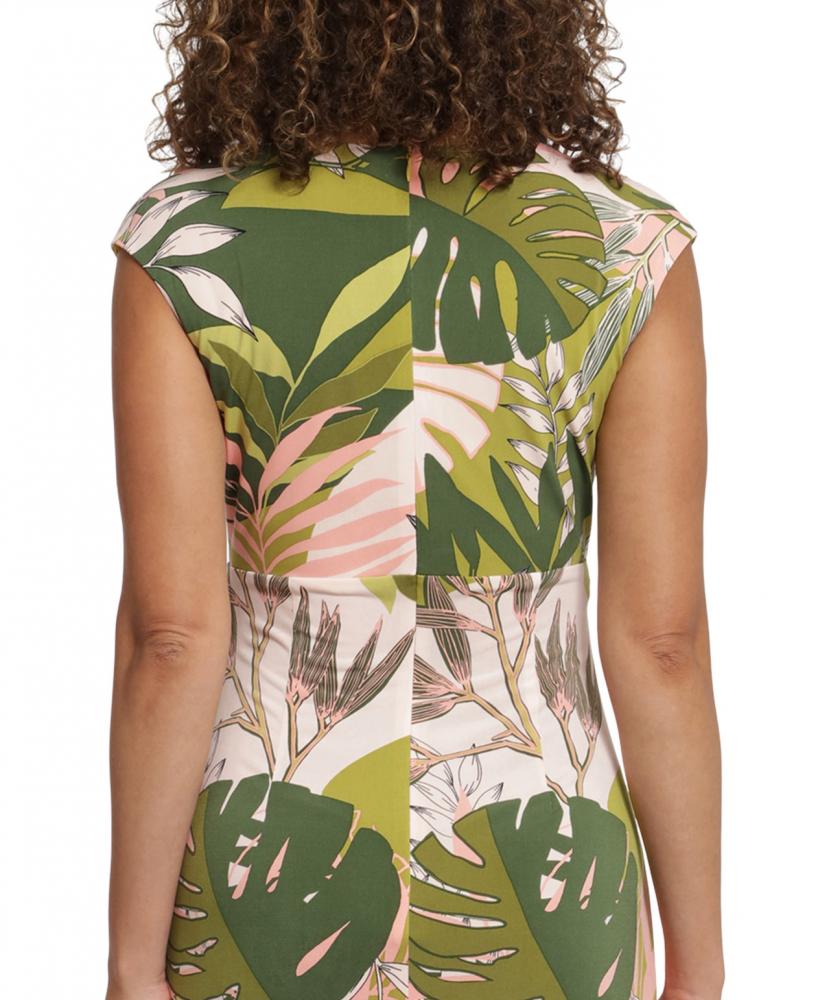 New $99 London Times Women's Knee Length Sleeveless V-Neck Sundress Dress A3855 - Picture 14 of 16