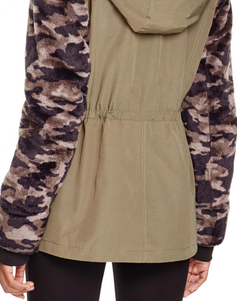 $189 Sanctuary Womens Brushed Cammo Field Jacket A1629 - Picture 14 of 14