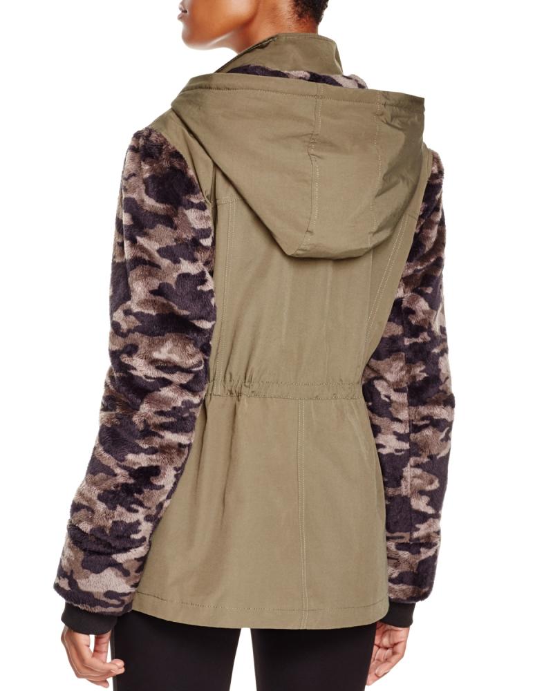 $189 Sanctuary Womens Brushed Cammo Field Jacket A1629 - Picture 9 of 14