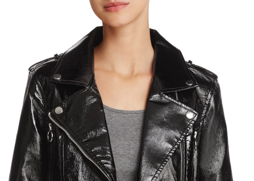$108 Blankk NYC Womens Faux-Leather Moto Jacket A1450 - Picture 9 of 12