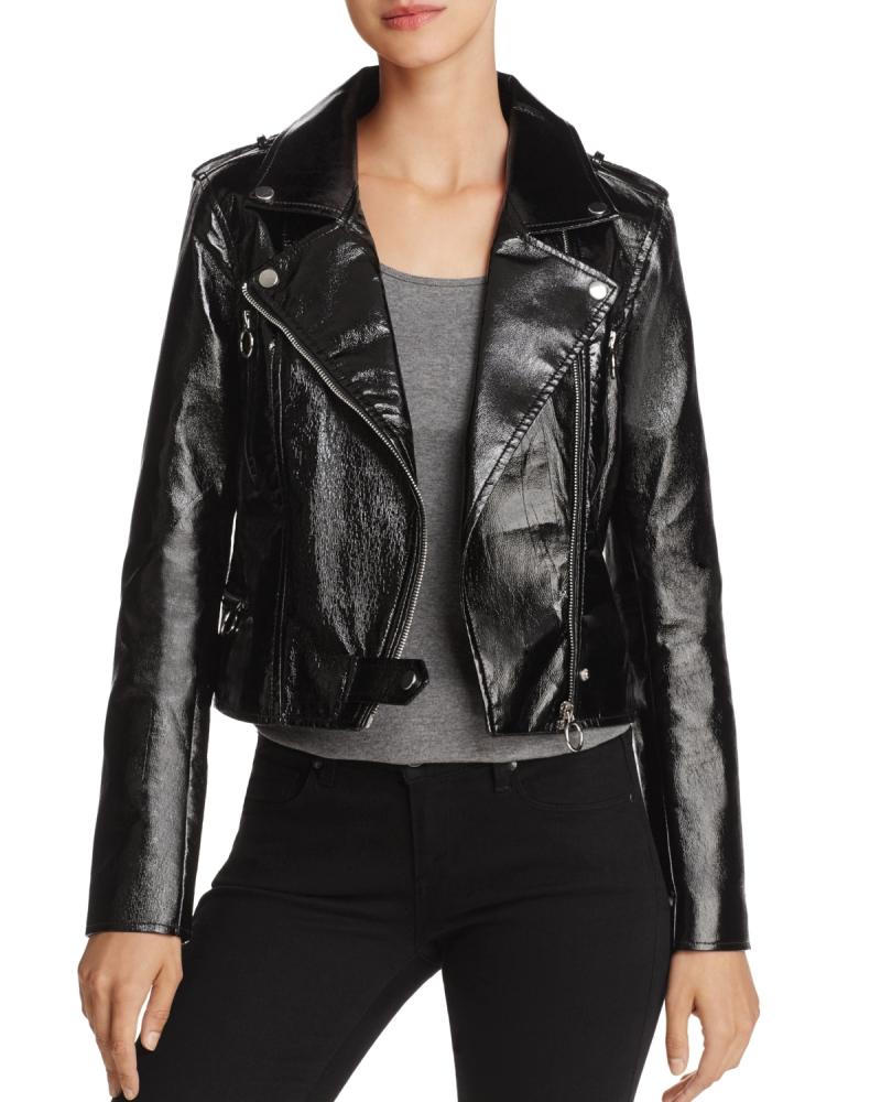 $108 Blankk NYC Womens Faux-Leather Moto Jacket A1450 - Picture 7 of 12