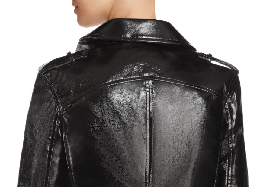 $108 Blankk NYC Womens Faux-Leather Moto Jacket A1450 - Picture 11 of 12