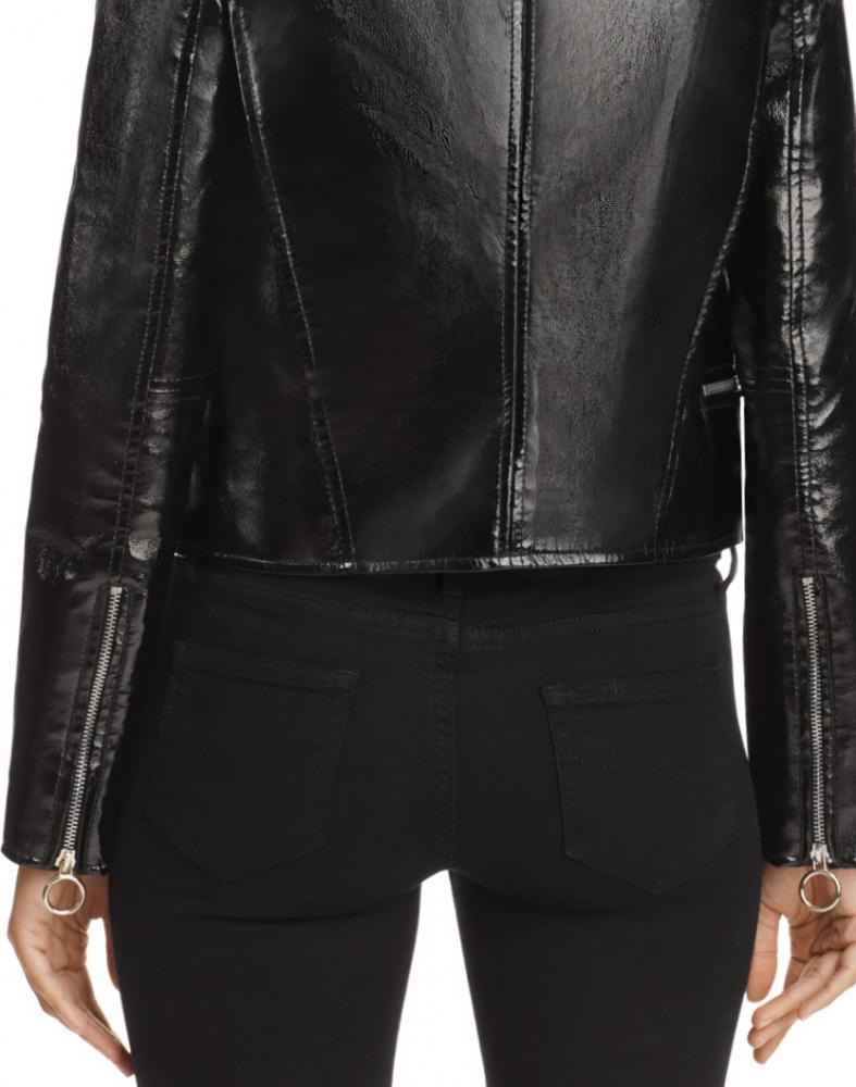$108 Blankk NYC Womens Faux-Leather Moto Jacket A1450 - Picture 12 of 12