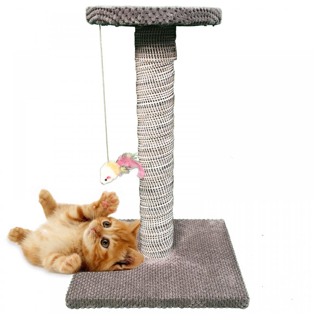 CatCentre® Grey Handmade Cat Scratching Post Multiple ...