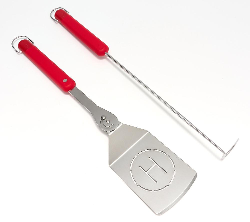 Henning Lee 2-Pc Grilling Pivot Spatula & Meat Hook Tool Set Model K91712 - Picture 7 of 9