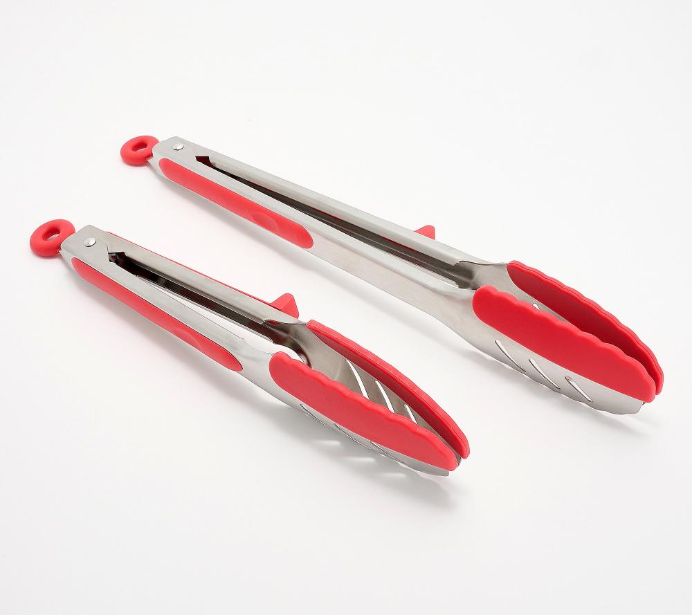 Henning Lee Set of 2 9" and 12" Locking Tongs - Picture 6 of 6